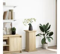 Vidaxl Piédestal Avec Rangement Chêne Sonoma Bois D'ingénierie
