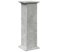 vidaXL Piédestal avec rangement gris béton 31x30x90 cm bois ingénierie