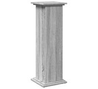 Vidaxl Piédestal Avec Rangement Sonoma Gris Bois D'ingénierie