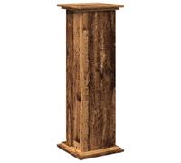 vidaXL Piédestal avec rangement Vieux bois (bois d'ingénierie)