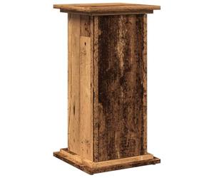 vidaXL Piédestal avec Rangement Vieux Bois Bois d'ingénierie