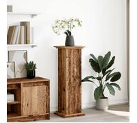 Vidaxl Piédestal Avec Rangement Vieux Bois Bois D'ingénierie