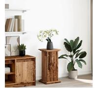 vidaXL Piédestal avec rangement vieux bois bois d'ingénierie 854623