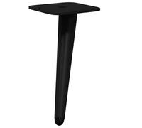 vidaXL Pieds de Support 12 pcs Noir 56 x 56 x 100 mm Fer, Salon, Design minimaliste, Meubles durables, Décor fonctionnel, Agencement élégant, Autres éléments uniques