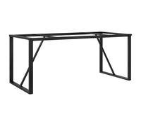 vidaXL Pieds de table à manger Cadre en O 180x80x73 cm Acier