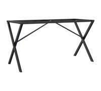 vidaXL Pieds de Table à Manger Cadre en X, Pieds de Table d'Appoint, Pieds de Table d'Extrémité Salon Maison Intérieur, 357910