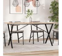 vidaXL Pieds de Table à Manger Cadre en X, Pieds de Table d'Appoint, Pieds de Table d'Extrémité Salon Maison Intérieur, 357910