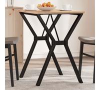 vidaXL Pieds de table à manger Cadre en Y 357929 – Acier 60×50×73 cm Marron G