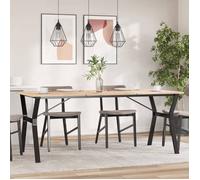 vidaXL Pieds de table à manger Cadre en Y 180x80x73 cm Acier