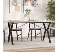 vidaXL Pieds de table à manger cadre en Y 140x60x73 cm fonte