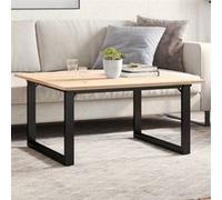 vidaXL Pieds de table basse Cadre en O 80x70x43 cm Acier 357875