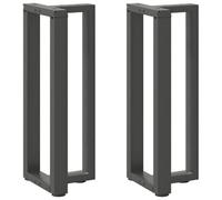 Vidaxl Pieds De Table Console Forme De T 2 Pcs 38x25x(72-73) Cm Acier