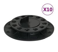Vidaxl Pieds De Terrasse Réglables 10 Pcs 20-30 Mm