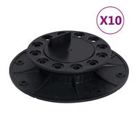 Vidaxl Pieds De Terrasse Réglables 10 Pcs 25-40 Mm
