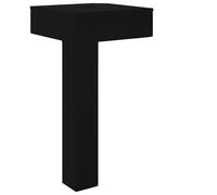 vidaXL Pieds debout 12 pcs Noir 57 x 57 x 100 mm Fer, Améliorations maison abordables, solutions de rangement, étagères pratiques, accessoires déco, organisation des chambres, pièces à assembler