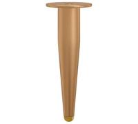 vidaXL Pieds debout 2 pcs Doré 98 x 40 mm Fer, Salle à manger, design cylindrique, esthétique minimaliste, matériaux durables, autres caractéristiques uniques, espace confortable, look moderne