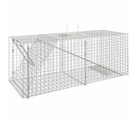 vidaXL Piège à animaux 64,5x25x26,5 cm fer galvanisé