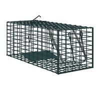 vidaXL Piège à animaux Vert 31 x 13 x 12 cm Acier