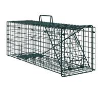 vidaXL Piège à animaux Vert 61 x 20 x 21.5 cm Acier