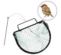 Piège à oiseaux vert 30 cm acier