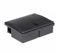 vidaXL Pièges à souris Lot de 5 noirs 13x10x4 cm