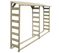 vidaXL Double abri de stockage du bois 300 x 44 x 176 cm Pin imprégné 42957