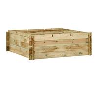 vidaXL Jardinière pour légumes Bois de pin imprégné 120x120x40 cm