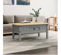 vidaXL Pin Table Basse Mexicain Table d'Appoint Table de Canapé Bout de Canapé Table de Salon Salle de Séjour Maison Gris 282625