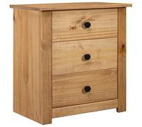 vidaXL Table de chevet Gamme Panama en pin 46x40x57 cm Assortiment