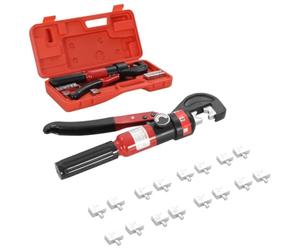 vidaXL Pince à sertir hydraulique 4-6-8-10-16-25-35-70 mm²