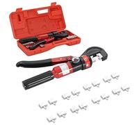 vidaXL Pince à Sertir Hydraulique Coffret de Outil de Sertissage Outil à Sertir Pince à Câble Pince de Sertissage pour Cosse Tube Tuyau Composite