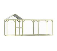 vidaXL Poulailler 4,5x1,5x2 m Pinède imprégnée 278401