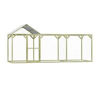 vidaXL Poulailler 4,5x1,5x2 m Pinède imprégnée 278401