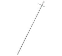 vidaXL Piquets de tente 24 pcs. 29,5 cm Ø6 mm Acier galvanisé