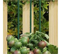 vidaXL Piquets pour Plantes de Jardin 30 pcs Vert 115 cm Acier, Support à Plantes, Support à Plantes grimpantes, Support de Plantes de Jardin