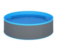 VidaXL Piscine à éclaboussures 350x90 cm Gris