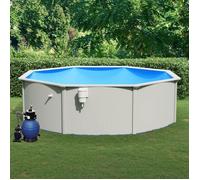 vidaXL Piscine avec pompe filtrante à sable 460x120 cm