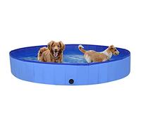 vidaXL Piscine Pliable pour Chiens Bleu 200x30 cm PVC Bassin Animaux Extérieur