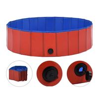 Piscine Pliable pour Chiens Pataugeoire Animaux Jardin Extérieur PVC vidaXL