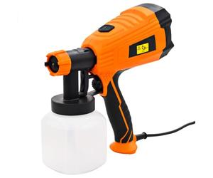 vidaXL Pistolet à Peinture Electrique et 3 Tailles de Buses Pulvérisateur à Peinture Machine de Pulvérisation à Main Porte Artisanat 500 W 800 ML