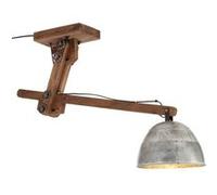 Vidaxl Plafonnier 25 W Argent Vintage 105x30x65-108cm E27 Argenté