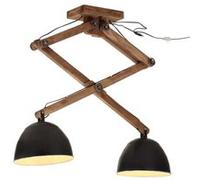 Vidaxl Plafonnier 25 W Noir 29x18x85 Cm E27