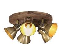 Vidaxl Plafonnier 25 W Laiton Antique 50x50x25 Cm E27