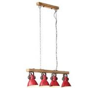Plafonnier 25 W rouge délavé 90x24x111 cm E27, lampe, lumière, lumière de couloir, lustre, lumière de chambre, plafonnier de salon
