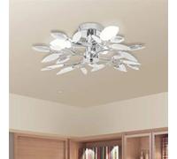 vidaXL Plafonnier Forme Feuille Acrylique 3 Ampoule Lampe Suspension Lustre 240980