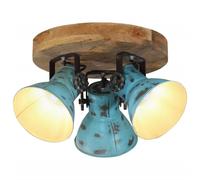 Vidaxl Plafonnier 25 W Bleu Délavé 35x35x25 Cm E27 Bleu