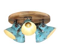 Vidaxl Plafonnier 25 W Bleu Délavé 50x50x25 Cm E27 Bleu