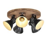 Vidaxl Plafonnier 25 W Noir 50x50x25 Cm E27