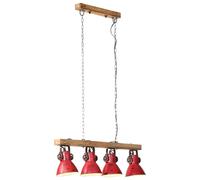 Vidaxl Plafonnier 25 W Rouge Délavé 90x24x111 Cm E27 Rouge