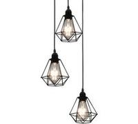 vidaXL Plafonnier suspendu 3 ampoules Luminaire intérieur 281634
